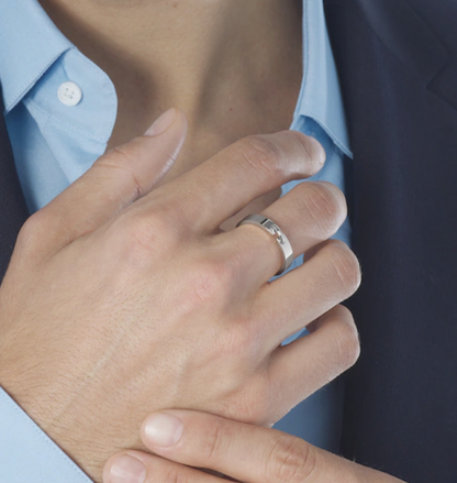 [⭐Maelin]ALLIANCE LIENS VIDENCE 4MM RING