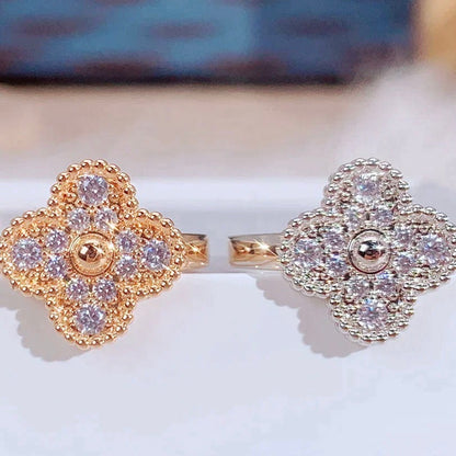 [⭐Maelin]CLOVER DIAMOND RING