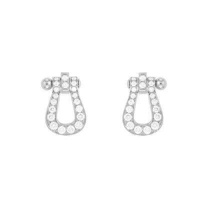 [⭐Maelin]FORCE 10 FULL DIAMOND STUD EARRINGS MINI MODEL