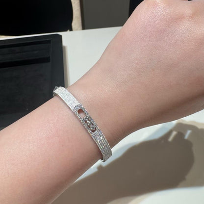 [⭐Maelin]Move Noa Ciselé half pavé bangle