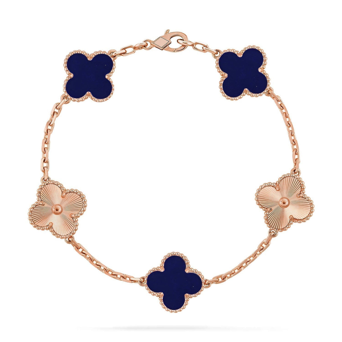 [⭐Maelin]CLOVER 5 MOTIF LAPIS LAZULI BRACELET COLLECTION