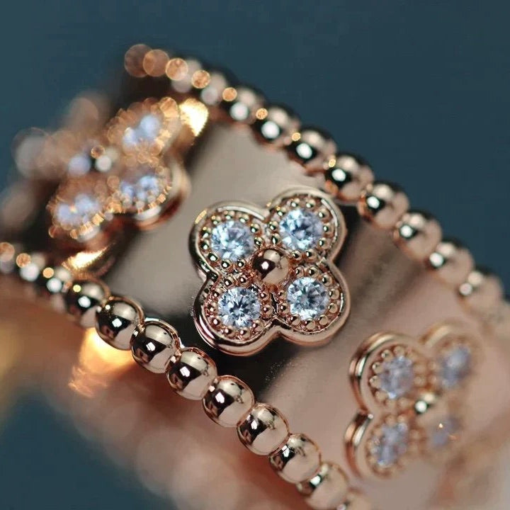 [⭐Maelin]CLOVER KALEIDOSCOPE RING 10MM
