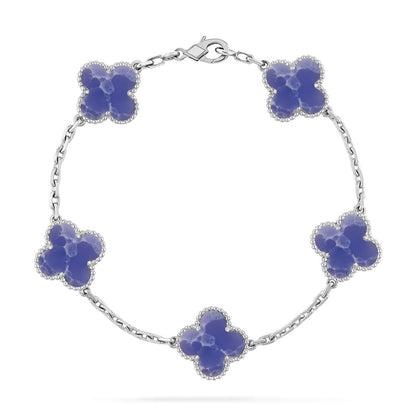 [⭐Maelin]CLOVER 5 MOTIF BLUE VEINS BRACELET COLLECTION