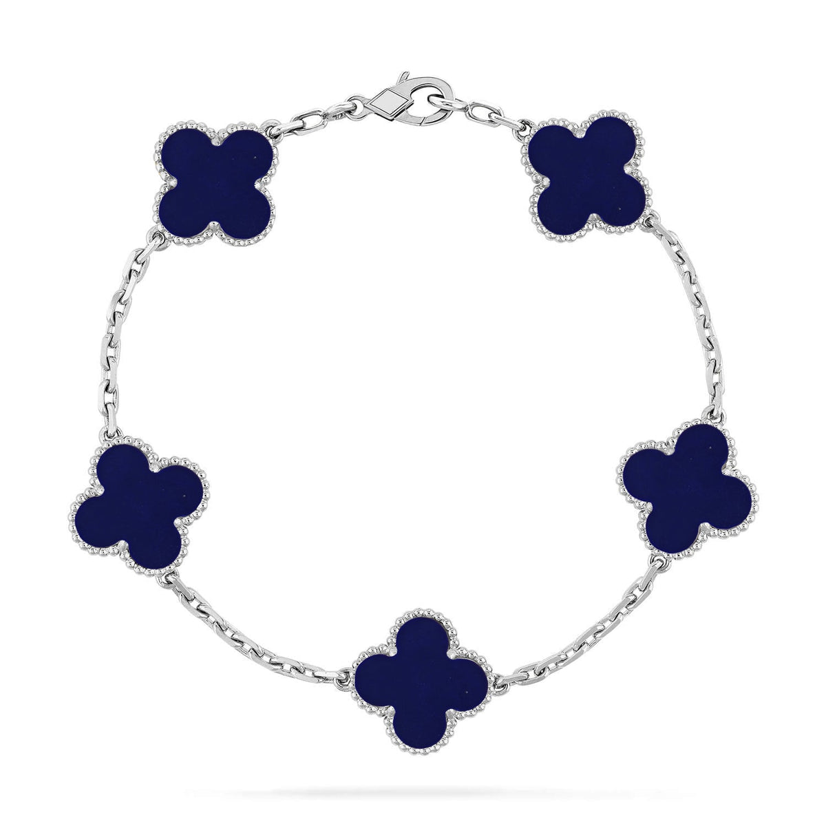 [⭐Maelin]CLOVER 5 MOTIF LAPIS LAZULI BRACELET COLLECTION