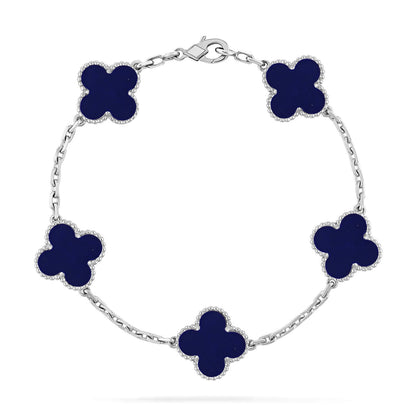 [⭐Maelin]CLOVER 5 MOTIF LAPIS LAZULI BRACELET COLLECTION