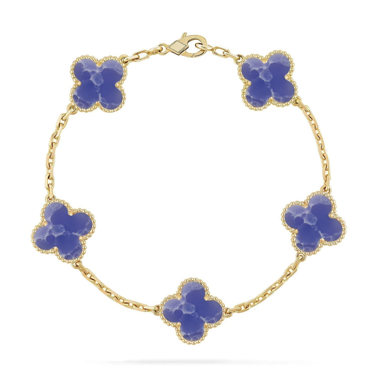 [⭐Maelin]CLOVER 5 MOTIF BLUE VEINS BRACELET COLLECTION
