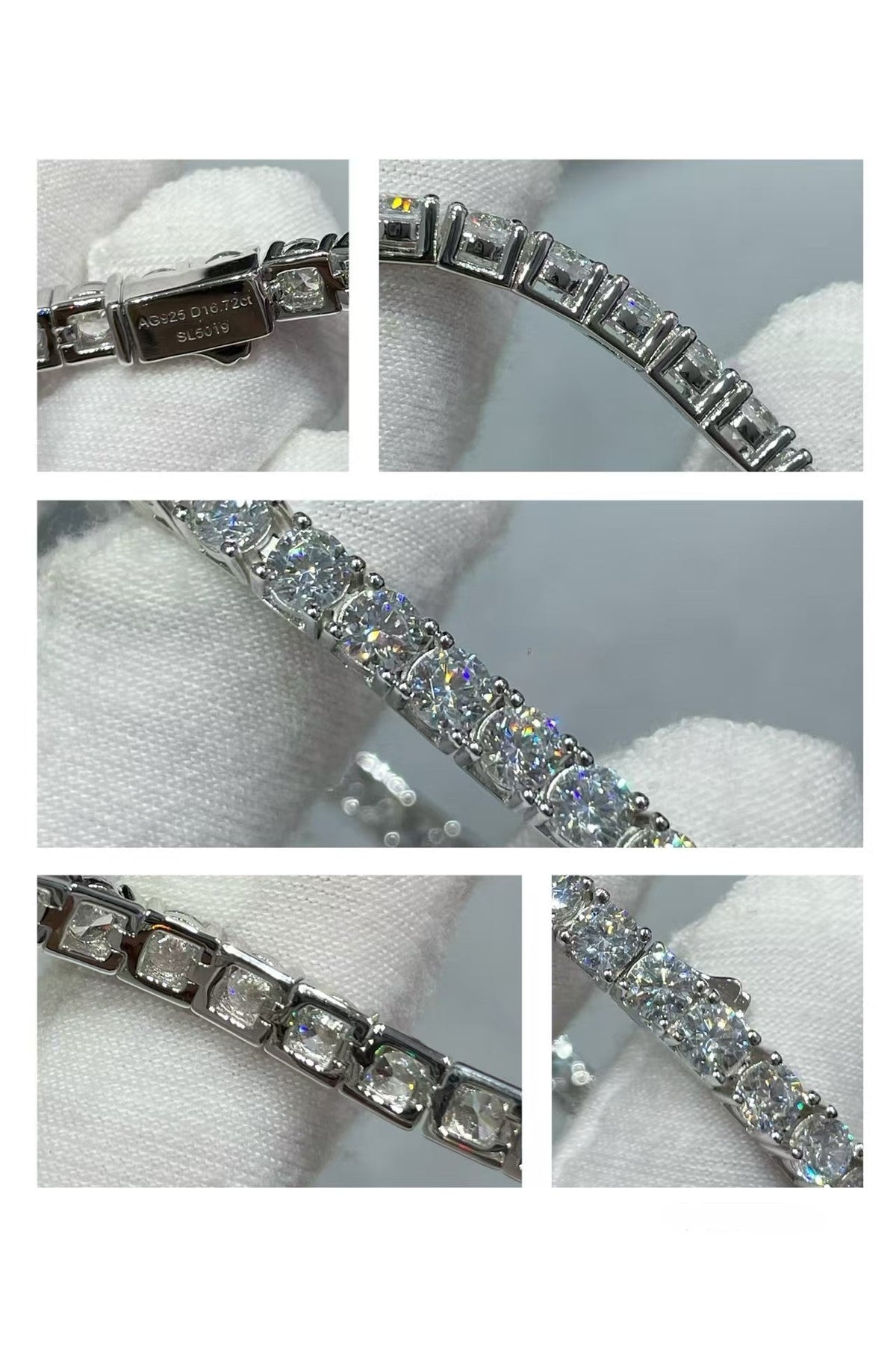 [⭐Maelin jewelrys]TENNIS BRACELET WITH FULL DIAMOND SETTING