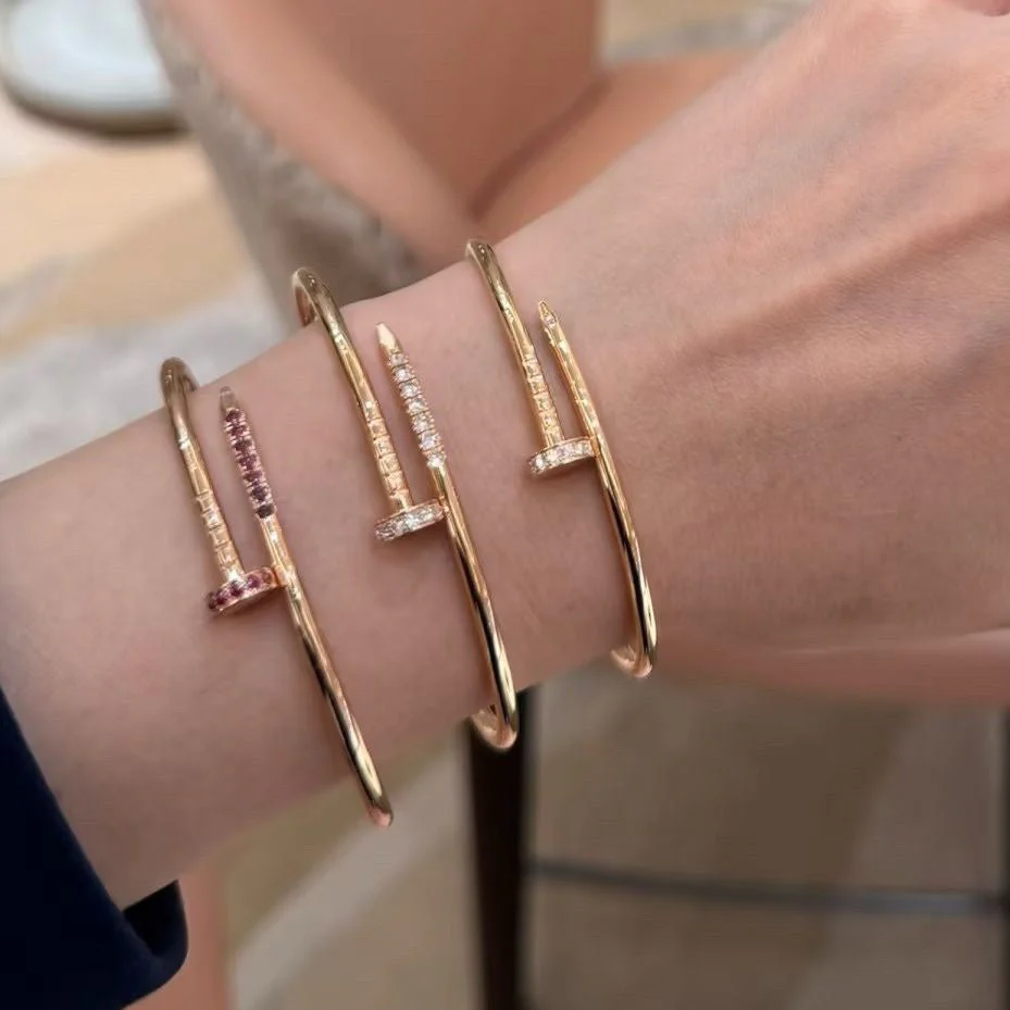 [⭐Maelin]JUSTE BRACELET 2.5MM DIAMONDS NEW