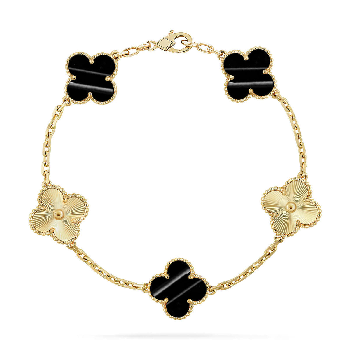 [⭐Maelin] CLOVER 5 MOTIF PULSAR STONE BRACELET COLLECTION