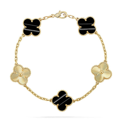 [⭐Maelin] CLOVER 5 MOTIF PULSAR STONE BRACELET COLLECTION