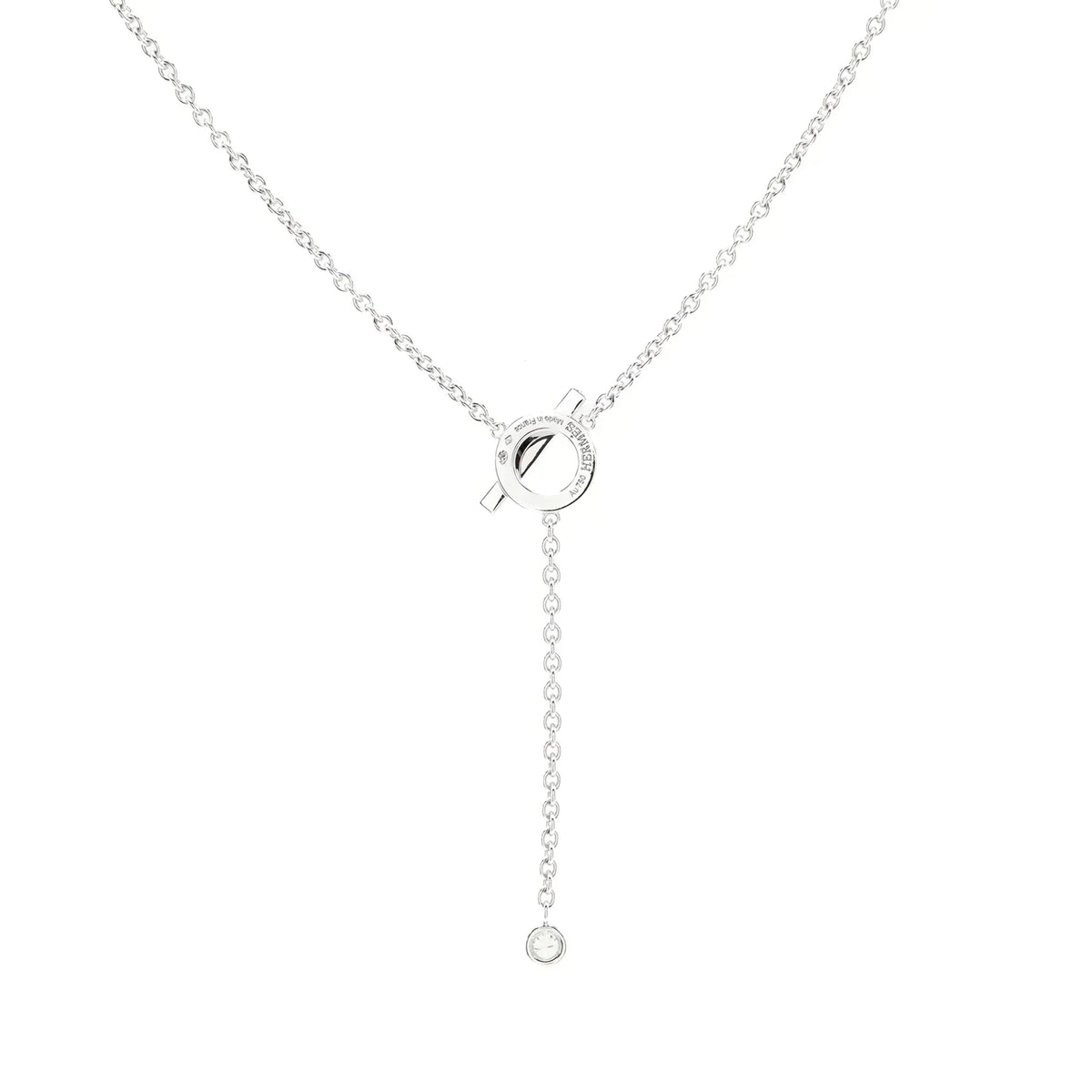 [⭐Maelin]FINESSE SILVER DIAMOND NECKLACE