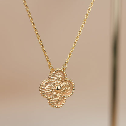 [⭐Maelin]CLOVER 15MM  BRONZING NECKLACE