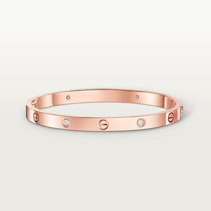 [⭐Maelin]LOVE BRACELET 4.8MM 4 DIAMONDS