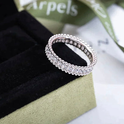 [⭐Maelin]PERLEE DIAMOND SILVER RING