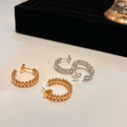 [⭐Maelin]CLASH SMALL HOOP EARRINGS