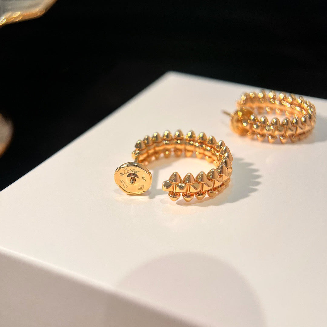 [⭐Maelin]CLASH SMALL HOOP EARRINGS