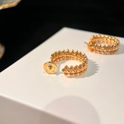 [⭐Maelin]CLASH SMALL HOOP EARRINGS