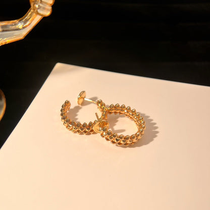 [⭐Maelin]CLASH SMALL HOOP EARRINGS