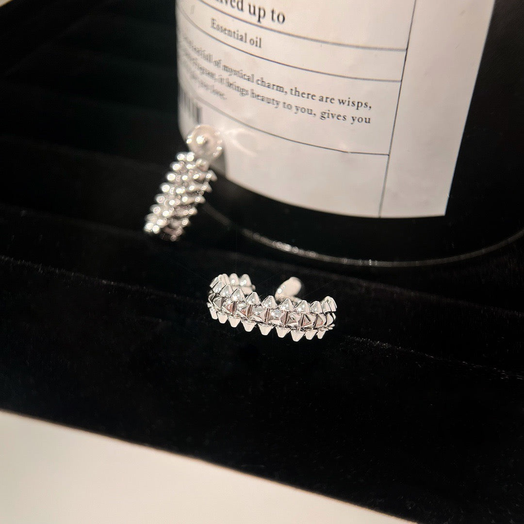 [⭐Maelin]CLASH SMALL HOOP EARRINGS