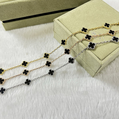 [⭐Maelin]CLOVER 6 MOTIF  ONYXS BRACELET