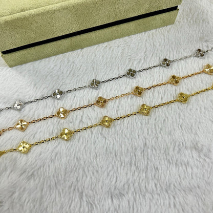 [⭐Maelin]CLOVER 6 MOTIF DIAMOND BRACELET