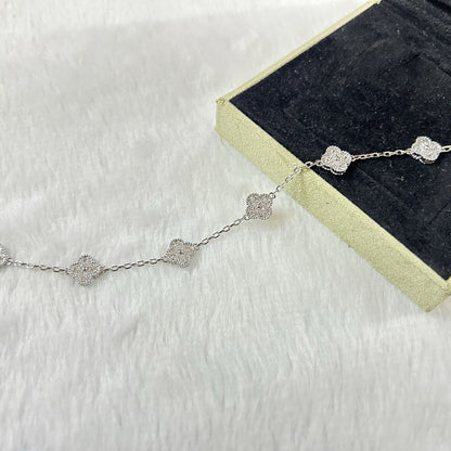 [⭐Maelin]CLOVER 6 MOTIF DIAMOND BRACELET