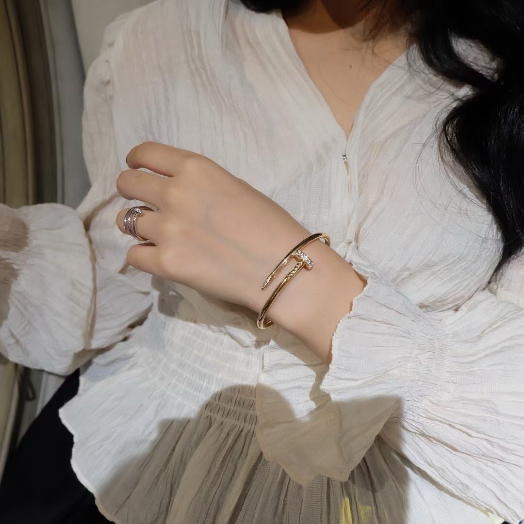 [⭐Maelin]JUSTE BRACELET 3.5MM DIAMONDS