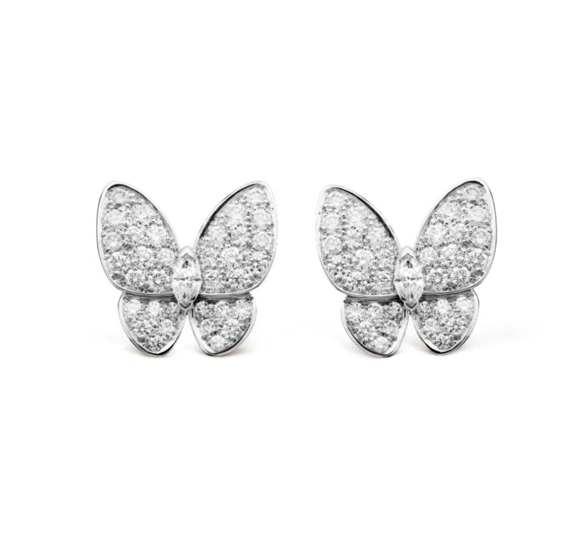 [⭐Maelin]BUTTERFLY ALL DIAMOND EARRINGS