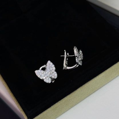 [⭐Maelin]BUTTERFLY ALL DIAMOND EARRINGS