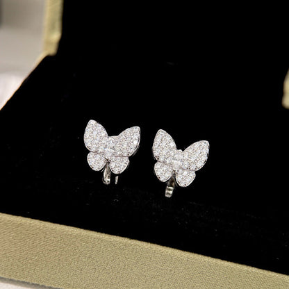 [⭐Maelin]BUTTERFLY ALL DIAMOND EARRINGS