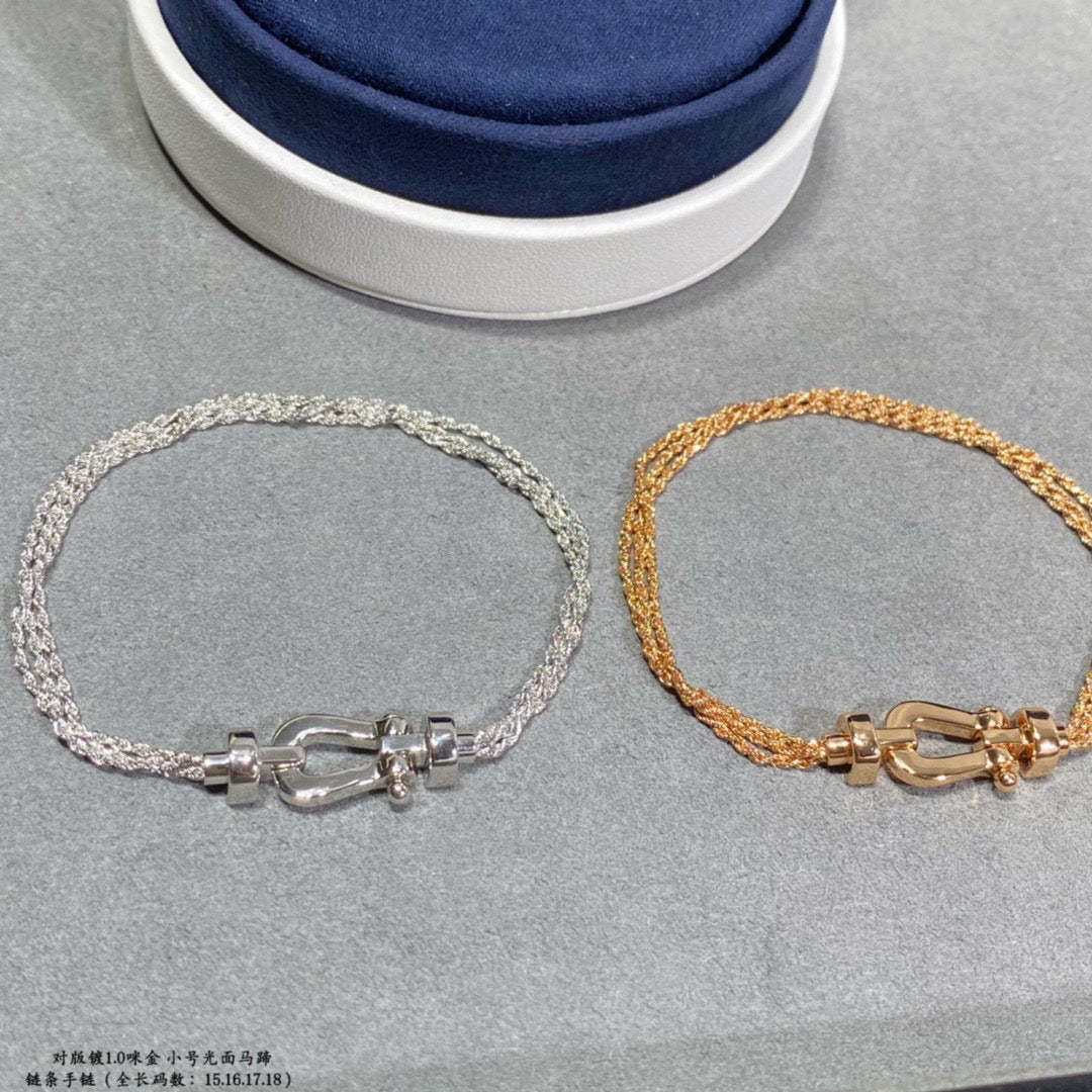 [⭐Maelin]FORCE SMALL HORSESHOE  DIAMOND CHAIN ROPE BRACELET