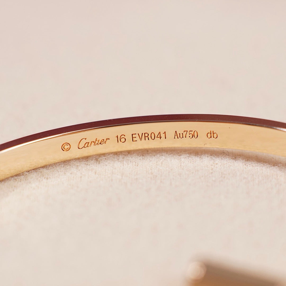 [⭐Maelin]LOVE BRACELET 3.65MM 6 DIAMONDS