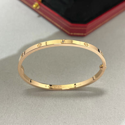 [⭐Maelin]LOVE BRACELET 3.65MM 6 DIAMONDS