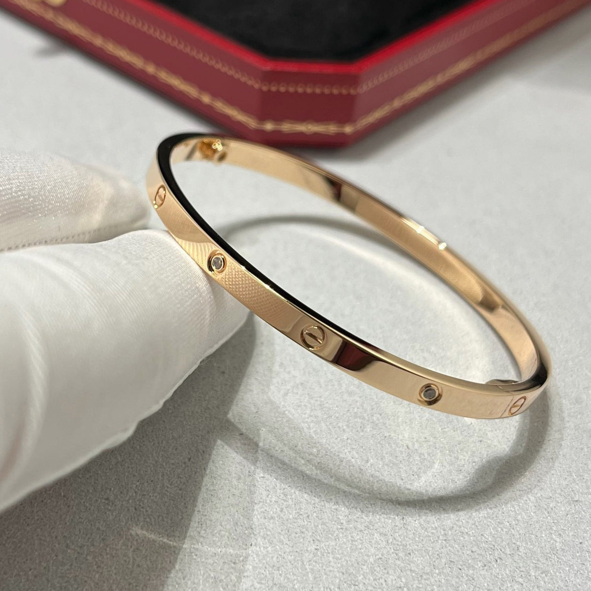 [⭐Maelin]LOVE BRACELET 3.65MM 6 DIAMONDS