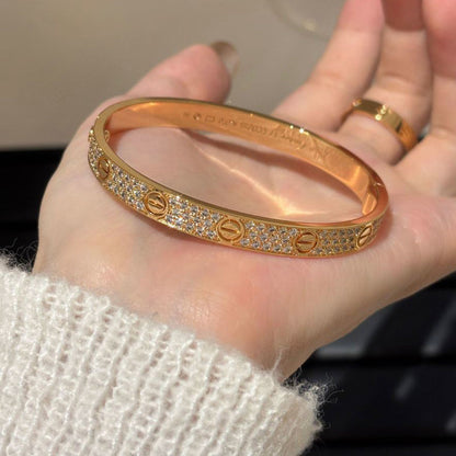 [⭐Maelin]LOVE BRACELET 6.1MM DIAMOND-PAVED