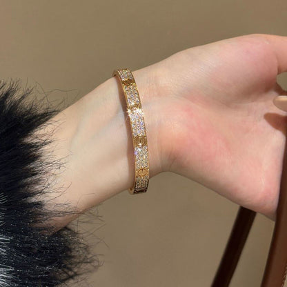 [⭐Maelin]LOVE BRACELET 6.1MM DIAMOND-PAVED