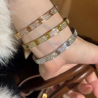 [⭐Maelin]LOVE BRACELET 6.1MM DIAMOND-PAVED