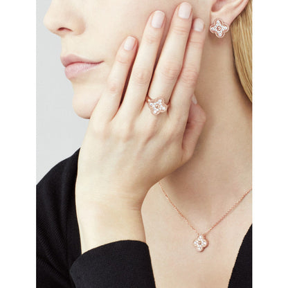 [⭐Maelin]CLOVER 15MM DIAMOND SINGLE FLOWER NECKLACE