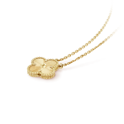 [⭐Maelin]CLOVER 15MM LASER NECKLACE