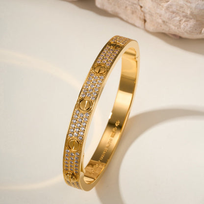 [⭐Maelin]LOVE BRACELET 6.1MM DIAMOND-PAVED