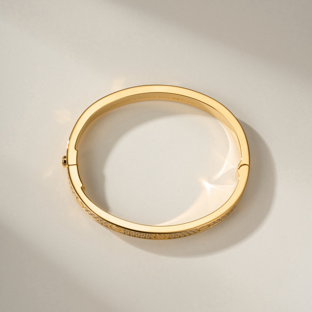 [⭐Maelin]LOVE BRACELET 6.1MM DIAMOND-PAVED