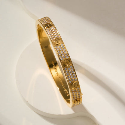 [⭐Maelin]LOVE BRACELET 6.1MM DIAMOND-PAVED
