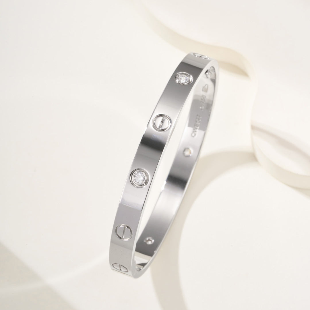 [⭐Maelin]LOVE BRACELET 6.1MM 4 DIAMONDS
