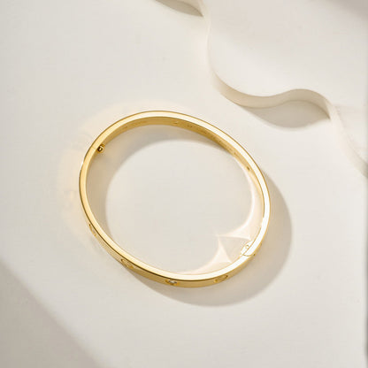 [⭐Maelin]LOVE BRACELET 6.1MM 4 DIAMONDS