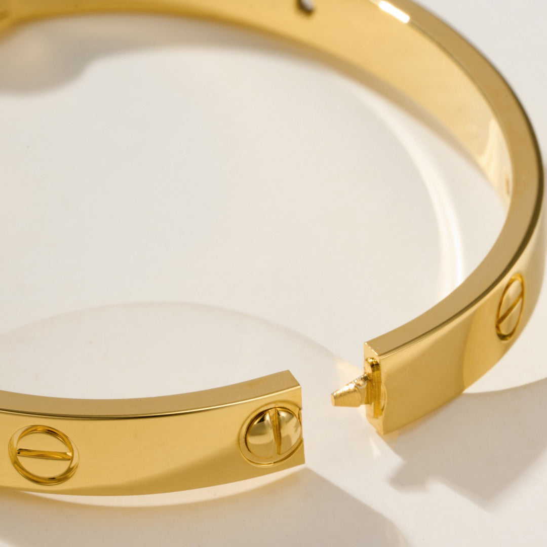 [⭐Maelin]LOVE BRACELET 6.1MM 4 DIAMONDS