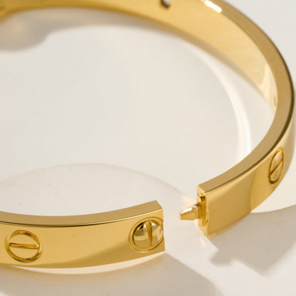 [⭐Maelin]LOVE BRACELET 6.1MM 4 DIAMONDS