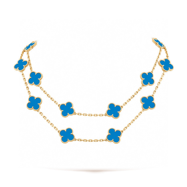 [⭐Maelin]CLOVER 20 MOTIFS TURQUOISE GOLD