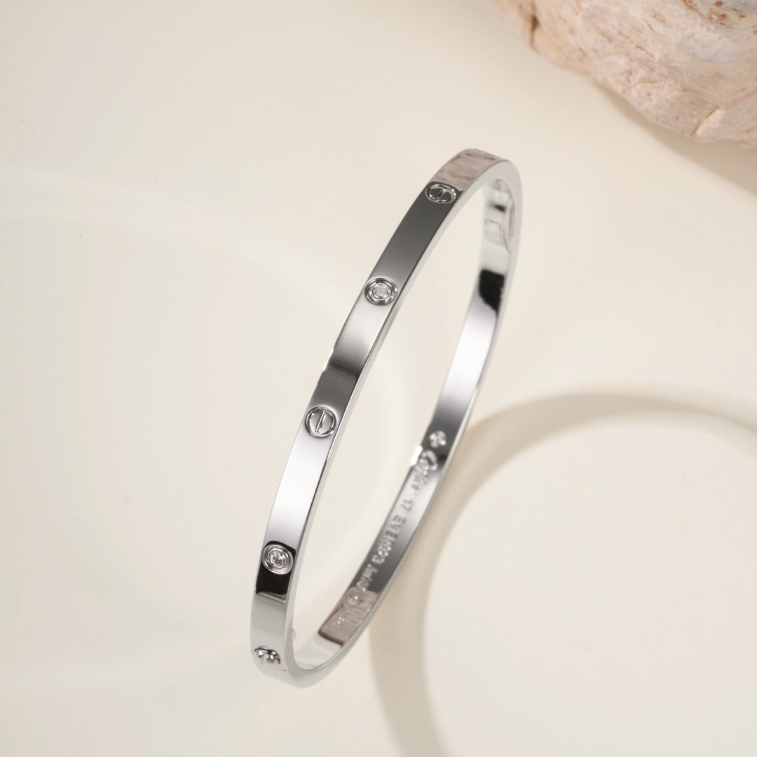 [⭐Maelin]LOVE BRACELET 3.65MM 6 DIAMONDS