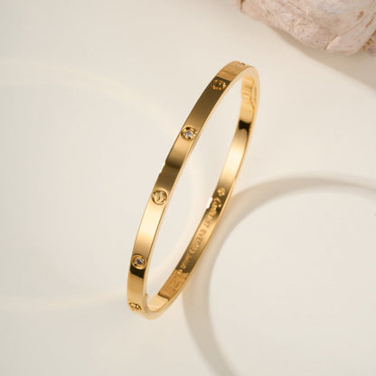 [⭐Maelin]LOVE BRACELET 3.65MM 6 DIAMONDS