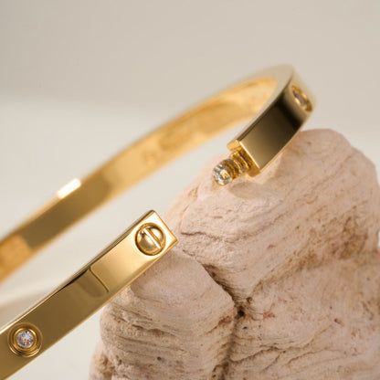 [⭐Maelin]LOVE BRACELET 3.65MM 6 DIAMONDS